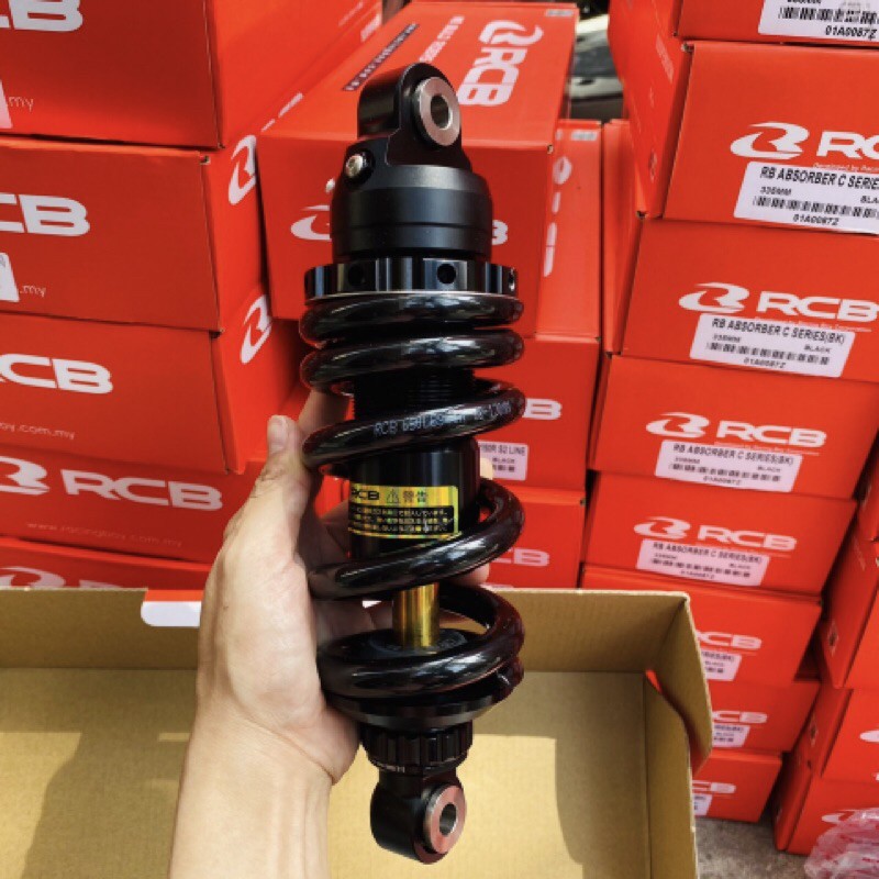 Phuộc sau RCB S2 gắn Exciter 135, 150 ,có tăng chỉnh , Ty Vàng chính hãng