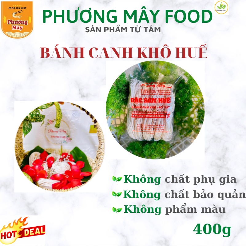 Bánh canh khô Huế Phương Mây Food, bánh canh khô, mì vắt, sợi bánh canh dai ngon, không bỡ 400g