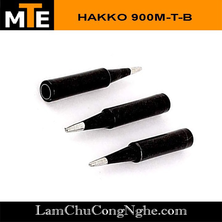 Mới! Mũi Hàn Hakko 900M-T-B đen (Loại tốt) Mũi hàn thiếc tương thích với mỏ hàn 907, 936...