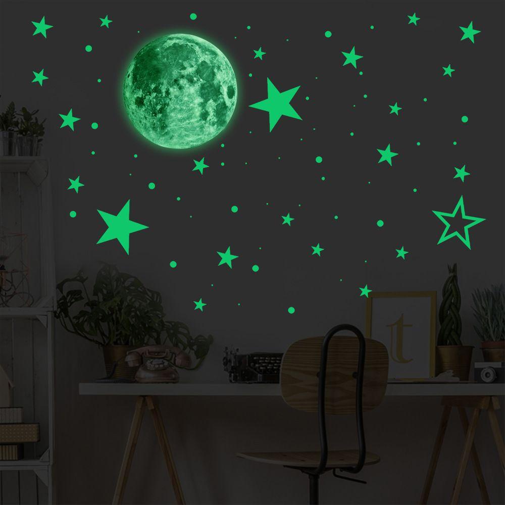SUENIN Bộ 435 Miếng Dán Tường Phát Sáng Trong Đêm