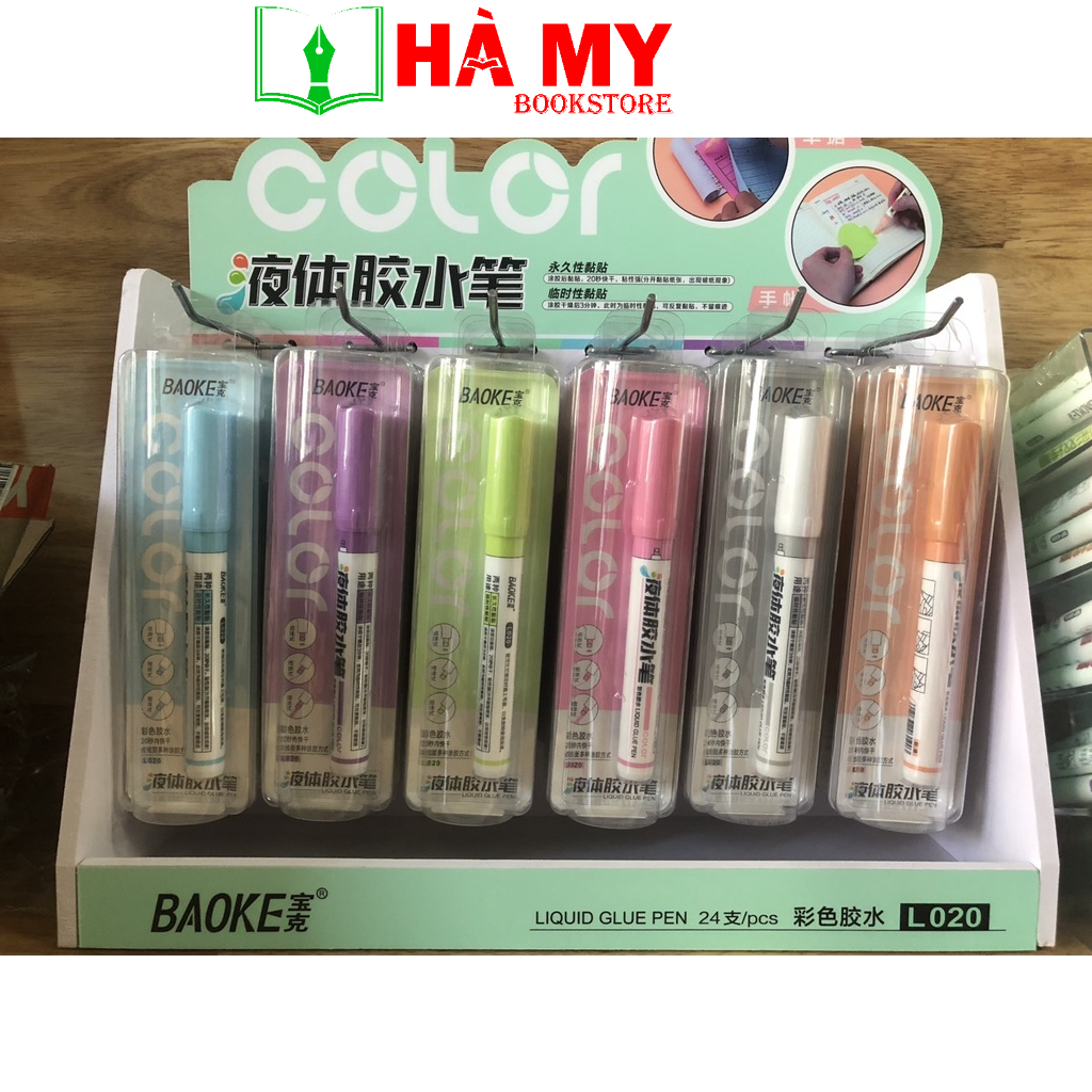 [Hỏa Tốc] Bút keo dán Baoke L20 chuyên dụng trong mỹ thuật, hội họa - Nhà sách Hà My (Baoke-L20)