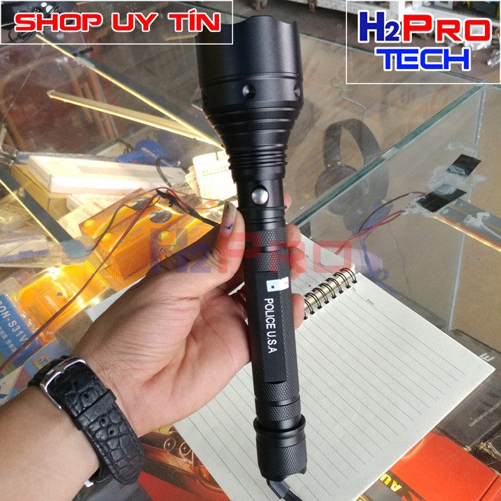 Đèn pin siêu sáng CREE HD-904, pin 18650, chiếu xa 150 met