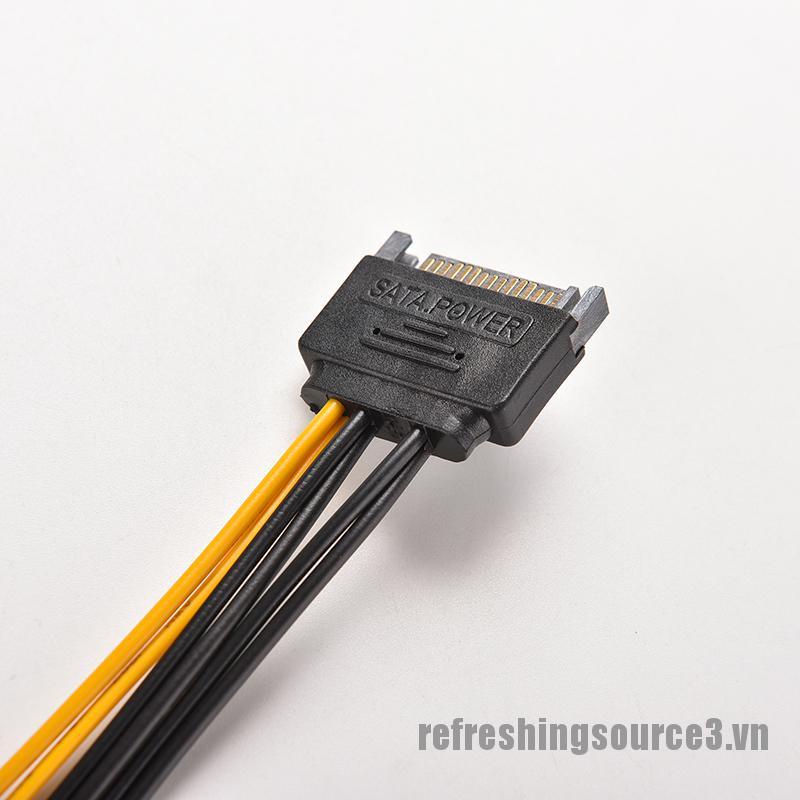 Cáp ChuyểN ĐổI Pcie 3 &gt; Sata 15 Pin Sang 6 Pin 20cm