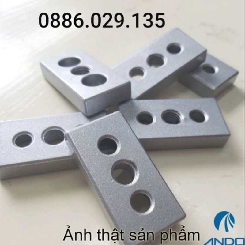 MẶT BÍCH CHO NHÔM 3060 REN M12
