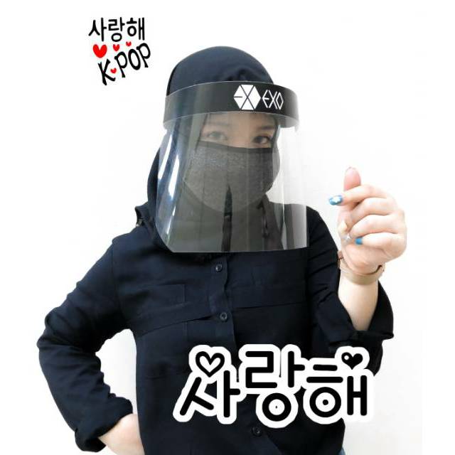 Tấm Chắn Bảo Vệ Mặt In Hình Nhóm Nhạc Kpop Blackpink Exo