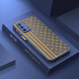 Ốp Điện Thoại Cứng Viền Silicon Dẻo Trong Suốt Họa Tiết Logo Thương Hiệu Thời Trang Chống Sốc Cho OPPO A74 4G A95 4G F19 F19S
