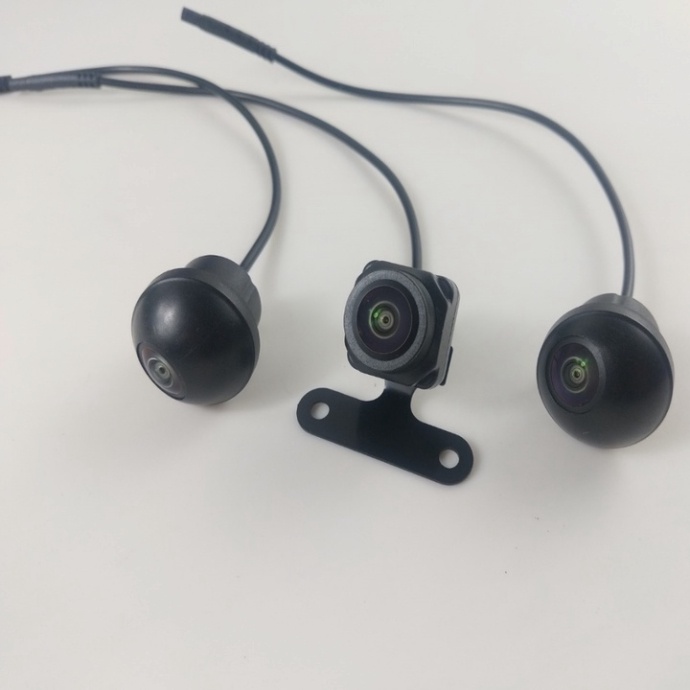 Bộ 3 camera tiến và 2 mắt cạp lề gương, lắp cho màn hình xe ô tô KIA. Thương hiệu cao cấp Phisung