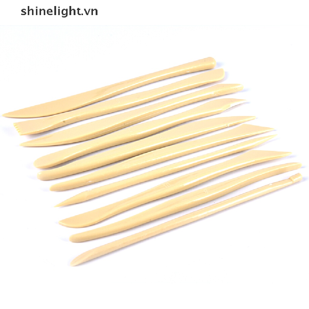 Bộ 10 Dụng Cụ Điêu Khắc Đất Sét Polymer DIY