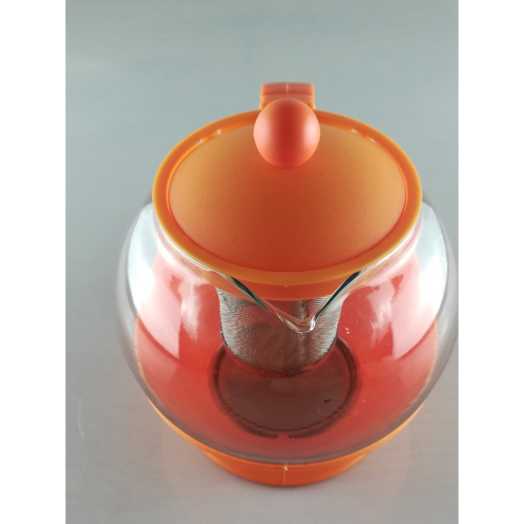 Bình trà dạng cóc Glass Teapot 1000ml