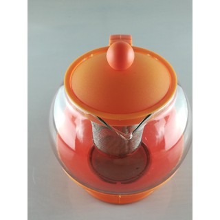 Bình trà dạng cóc Glass Teapot 1000ml