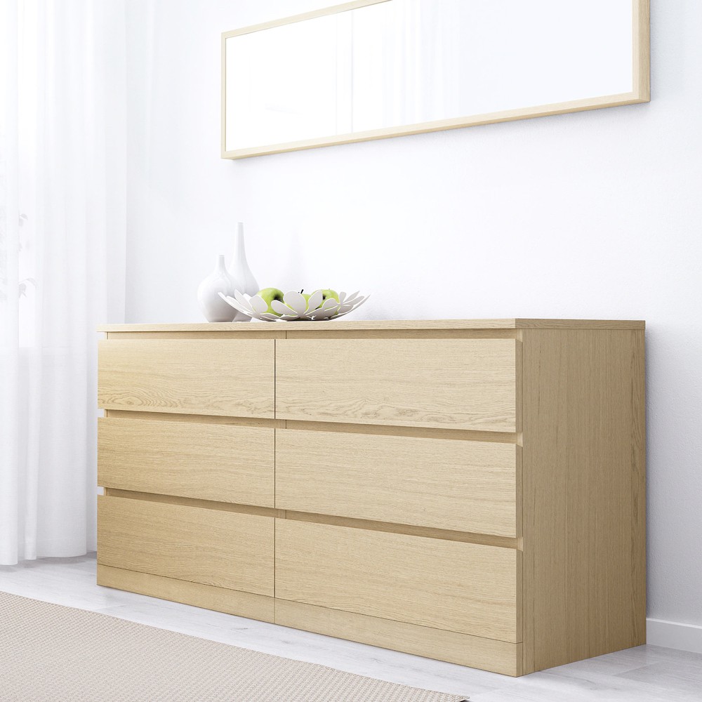 [Freeship Tp.HCM] Tủ đựng đồ MDF cao cấp MALM 6 ngăn kéo, thiết kế IKEA kiểu dáng phong cách Bắc Âu hiện đại | BigBuy360 - bigbuy360.vn