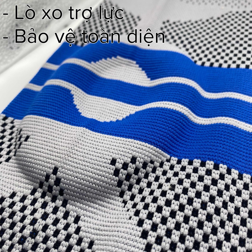 Bó gối, bó gối lò xo, quấn bảo vệ đầu gối khi chơi đá bóng, bóng chuyền, bóng rổ, tập gym