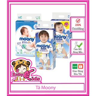 Tã Dán/Quần Moony Size S84/Nb90/M64/L54-M58/L44/XXL26/XL38