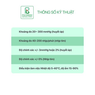 Máy đo huyết áp bắp tay Polygreen KP-7520