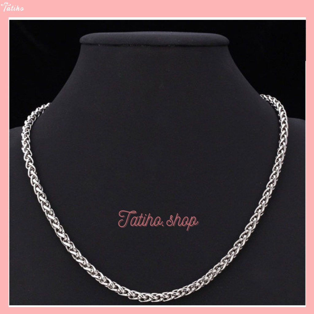 [Hàng Xịn, Giá Tốt] Vòng Cổ, Dây Chuyền Làm Aó Thép Titan Không Gỉ Sang Trọng Phong Cách Châu Âu &amp; Mỹ  - Mã CD001