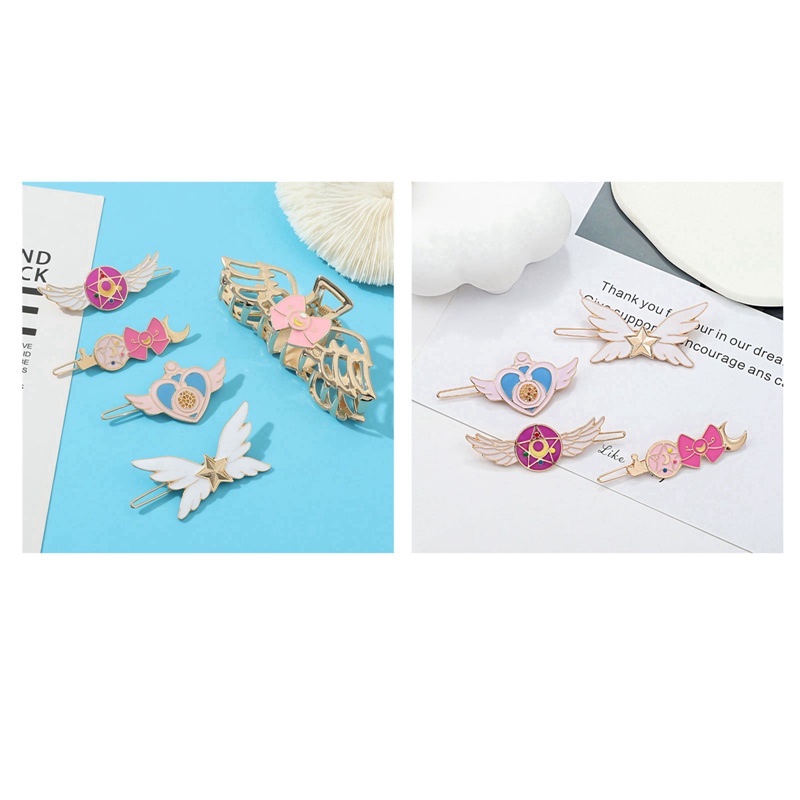 Kẹp Tóc Hình Thủy Thủ Mặt Trăng Dễ Thương Cho Nữ