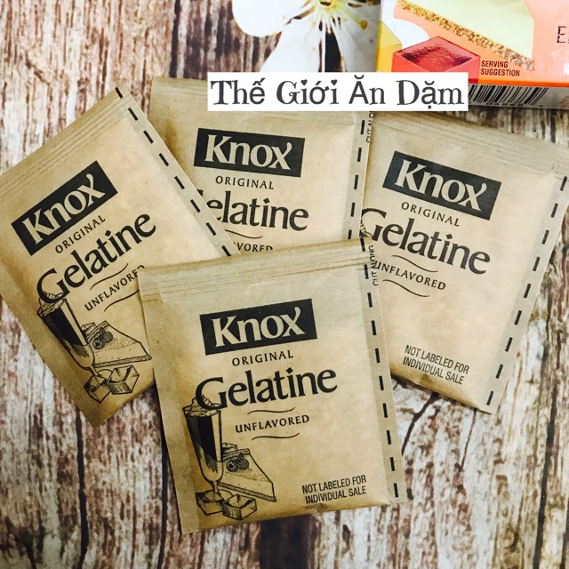 Bột Gelatine Knox (gelatin)