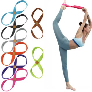 Dây đai tập yoga sợi cotton hình số 8 Dây Đai Số 8 Hỗ Trợ Luyện Tập Cánh Tay Yoga Thể Hình Tại nhà