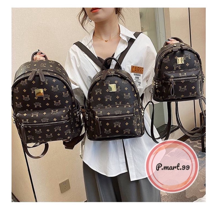 Balo Mengjiao Shidai màu Nâu chính hãng HongKong