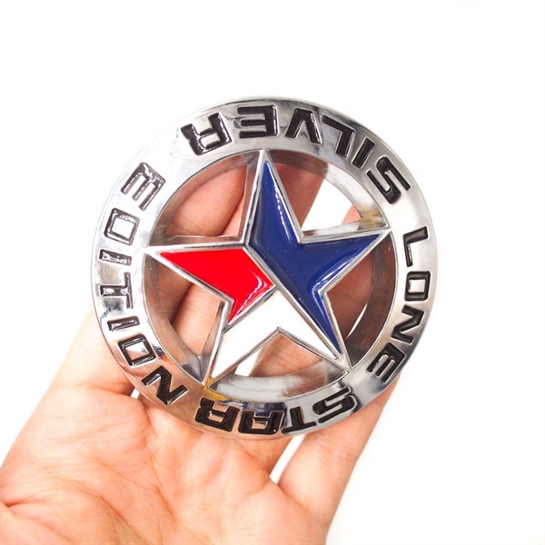 Lone Star Silver Edition - Sticker hình dán metal kim loại 3D