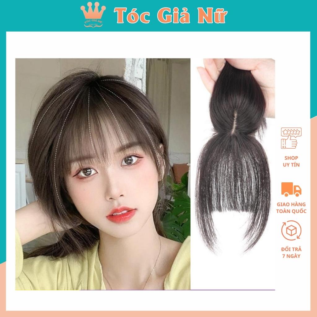 Tóc mái giả 3d tơ, có rãnh da đầu tự nhiên, che hói, che bạc, che khuyết điểm, PH01