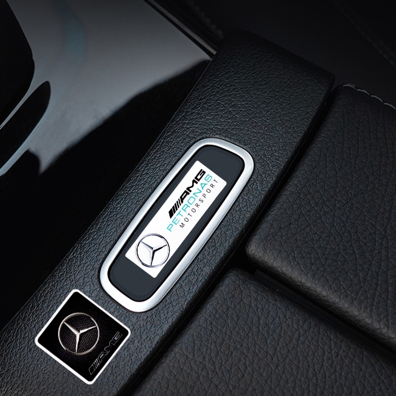 AMG Nhãn dán xe Mercedes Benz Kiếng chiếu hậu Tay nắm cửa Vô ăng Decal phản quang Phụ kiện ô tô Đối với C200 E260 S350L
