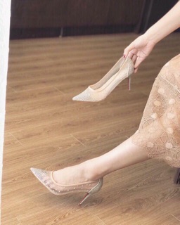Giày kim sa cô dâu