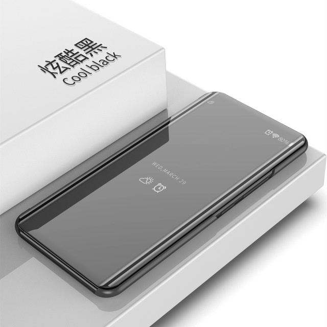 Ốp Điện Thoại Nắp Lật Mặt Gương Thông Minh Sang Trọng Cho iPhone 14 13 12 Pro Plus Max