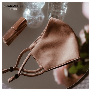 Khẩu Trang Vải Lụa Cao Cấp 3 Lớp Giúp Mịn Da Chống Lão Hoá Cho Người Lớn Và Trẻ Em (Có 12 màu) - Charmeuse Studio