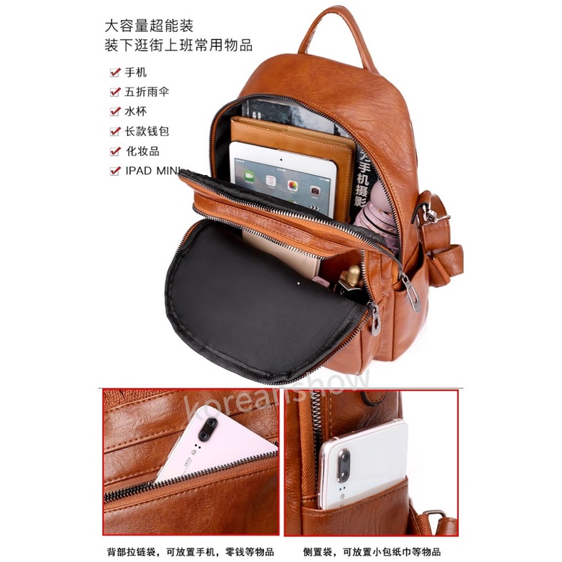 [Hàng Có Sẵn] Balo Đi Học Thời Trang Cho Nữ