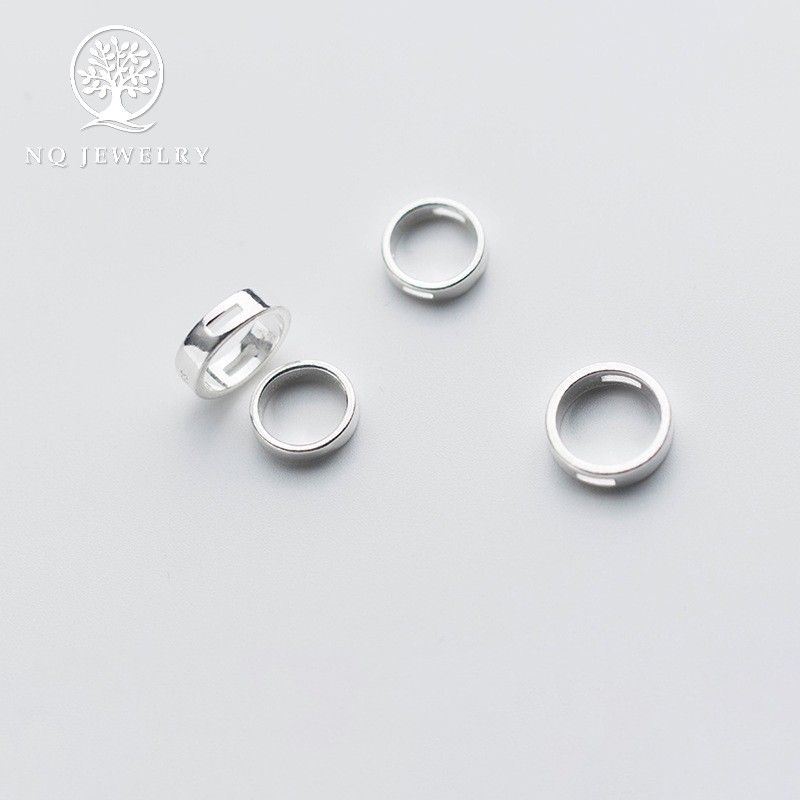 Charm phụ kiện tròn luồng hạt - NQ Jewelry