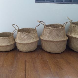 Giỏ cói đựng đồ, trồng cây các cỡ