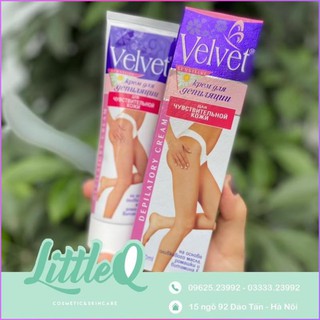 [Xả Hàng ] Kem tẩy lông velvet da nhạy cảm Nga - kem tẩy lông Nga