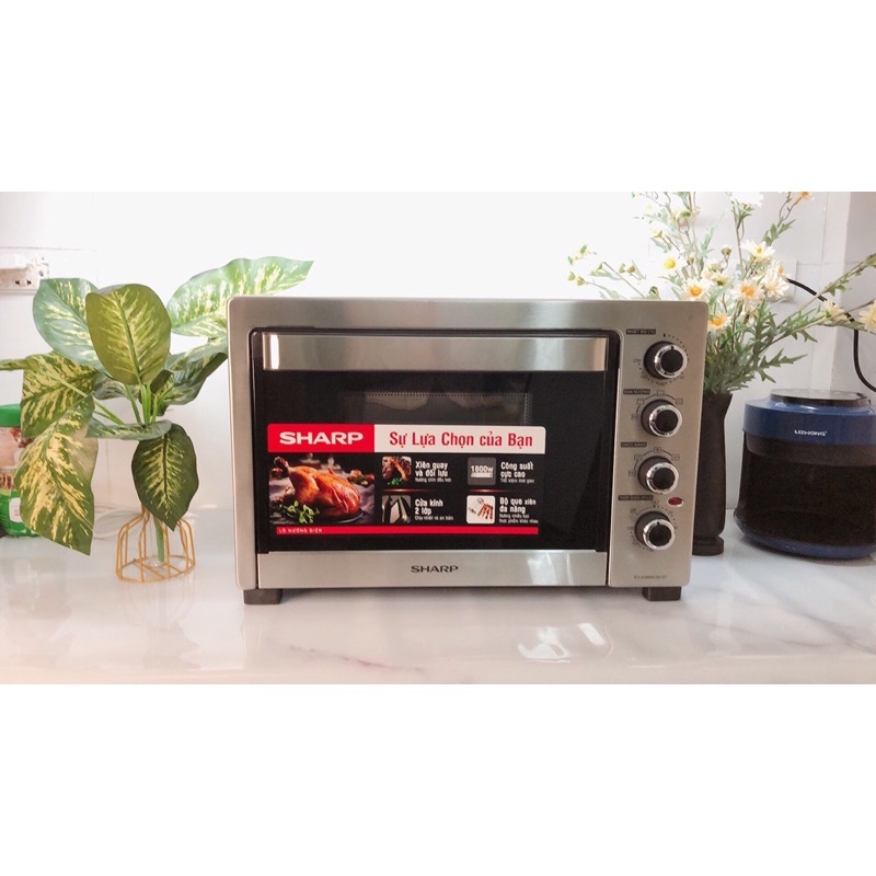 Lò nướng Sharp 38L EO A384RCSV-ST, bảo hàng 12 tháng lỗi 1 đổi 1