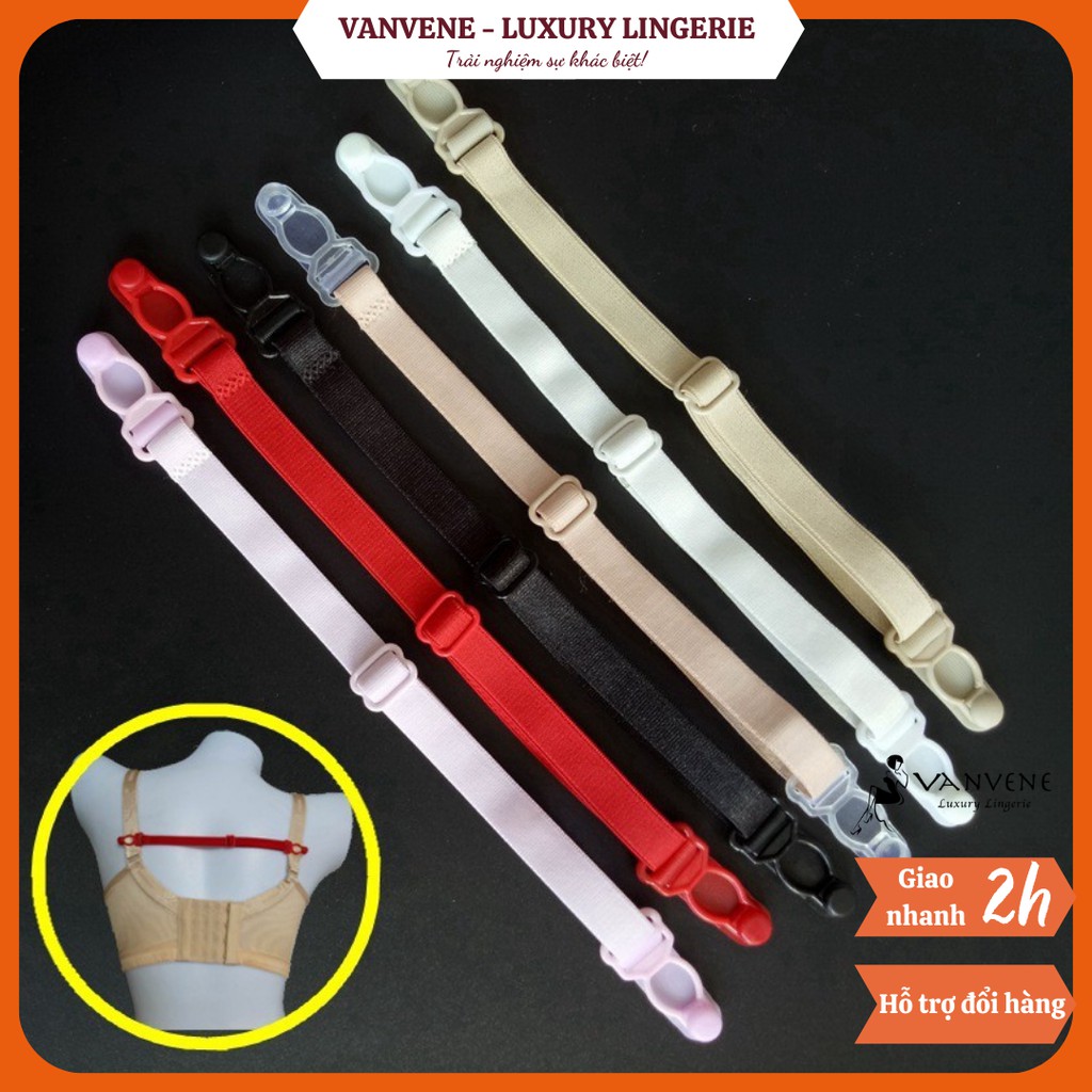 Dây Cố Định Áo Ngực Chống Tụt Quai Áo Vanvene Có Thể Điều Chỉnh Dài Ngắn Phù Hợp Mặc Áo Ba Lỗ PK007
