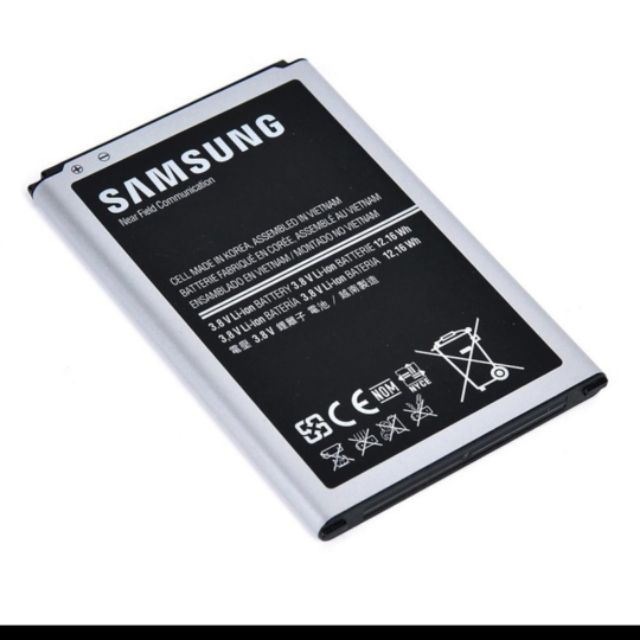 Pin xịn Samsung Galaxy Note 3 / N900 / N9000 / N9002 / N9005 / SC-01F bảo hành 6 tháng