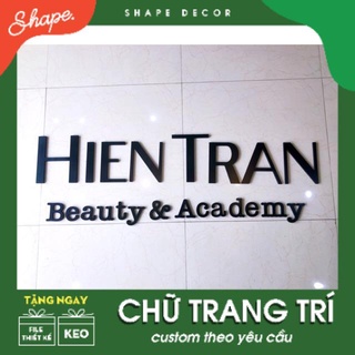 CHỮ TÊN SPA TREO TƯỜNG ( order theo yêu cầu)