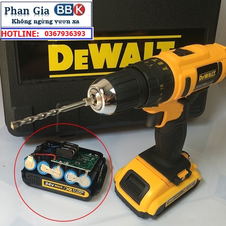 Pin máy khoan 24V - Pin 24V - Pin 5cell