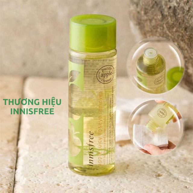 [THƯƠNG HIỆU INNISFREE] Dầu Tẩy Trang Mắt Môi Táo Xanh Apple Juicy Lip Eye Remover Innisfree Xuất Xứ Hàn Quốc | WebRaoVat - webraovat.net.vn