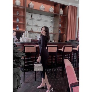 Đầm Body Cổ Tim Tay Dài