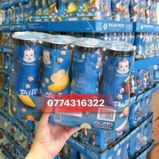 Bánh Ăn Dặm Gerber Puffs mẫu mới date mới