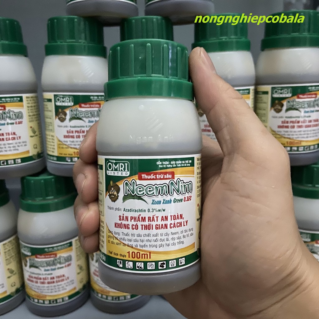 Dầu Neem Hữu Cơ Bảo Vệ Cây Trồng 100ml