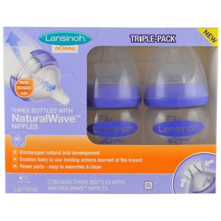 Hộp 3 bình sữa lansinoh momma 160ml 240ml nguyên niêm phong