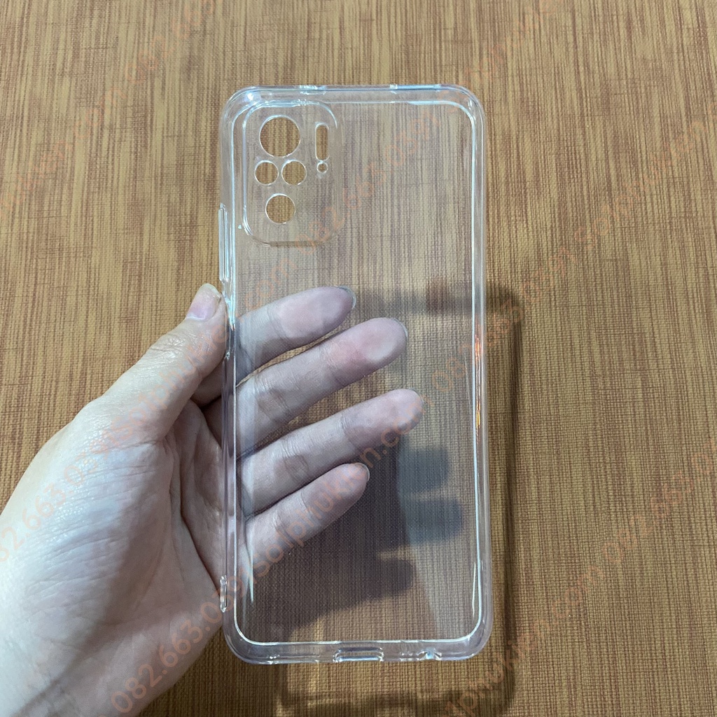Ốp lưng Xiaomi Redmi Note 10 Note 10s Note 10 pro Note 10 promax dẻo trong bảo vệ cam