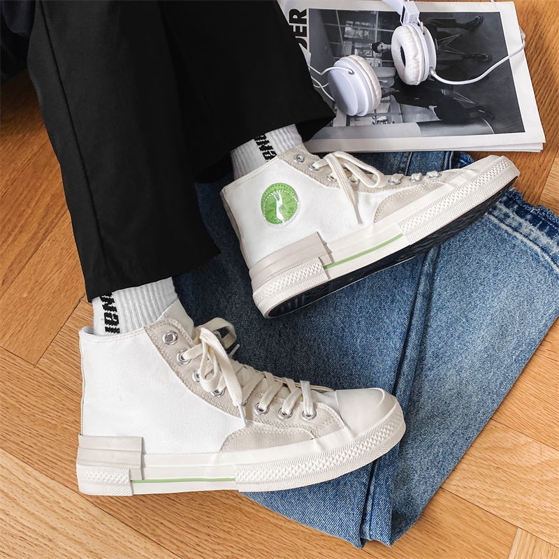 Giày Vans Vải Canvas Cổ Cao Thoáng Khí Thời Trang Cho Nam 2022