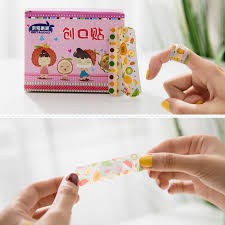 Hộp 120 Miếng Băng Y Tế Argo Hoạt Hình cute