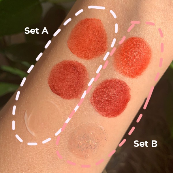 Set 3 Son Kem Mini HERORANGE The Feeling Of Heart Nội Địa Trung Chính Hãng