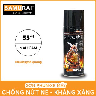 Chai sơn màu cam huỳnh quang 55