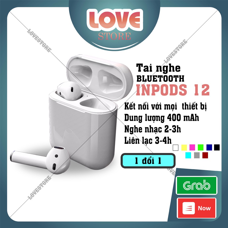 Tai Nghe Airpods 2 - I12 Inpod Gaming Bluetooth Không Dây 5.0 - Nhiều Màu Hàn Quốc 2021 Love.Case | BigBuy360 - bigbuy360.vn