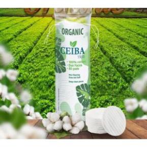 [Có sẵn] Bông Tẩy Trang Hữu Cơ Ceiba 80 Miếng Organic Tree (chính hãng có VAT) | BigBuy360 - bigbuy360.vn